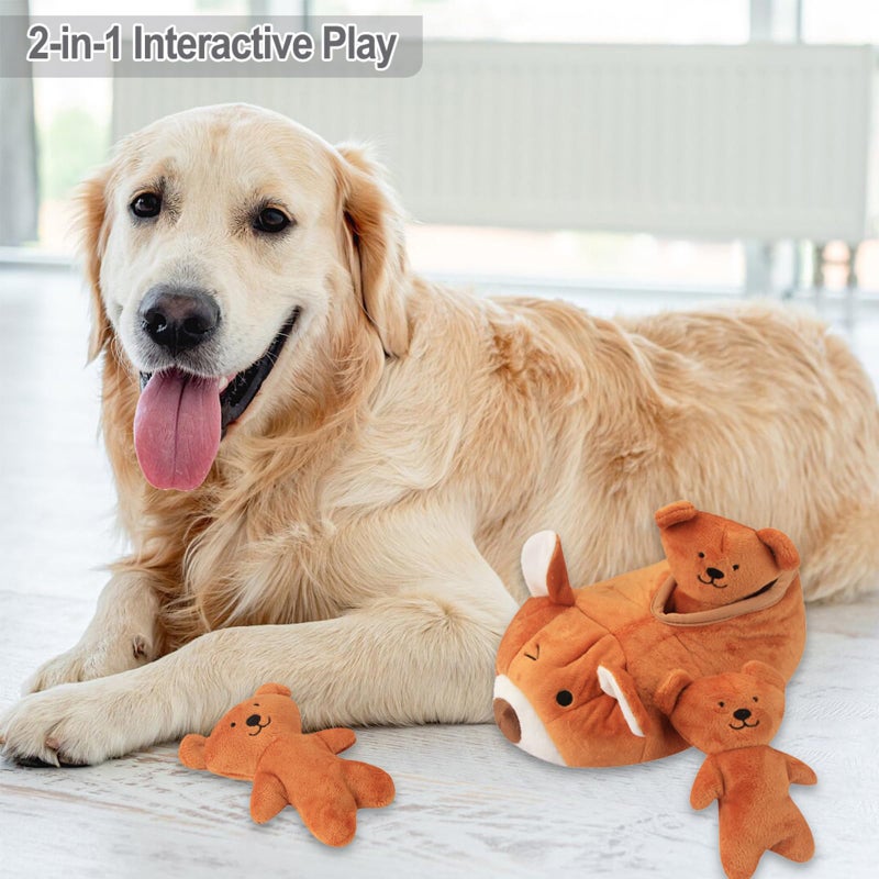 IFOYO Hide and Seek Dog Puzzle Toys, Plush Interactive Puppy Toys for Small, Medium Dogs, Easter Puppy Essentials - Image 3
